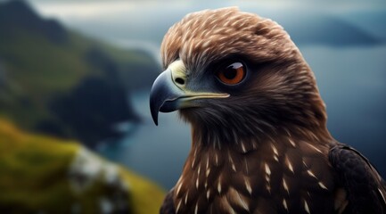 Naklejka premium a close up of a bird