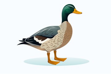 Obraz premium a duck with a green head