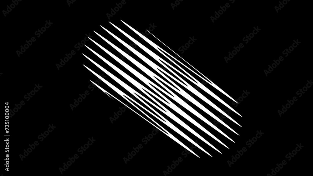 Poster animation of glowing neon lines powerful electrical discharge causing blur and noise fast moving str