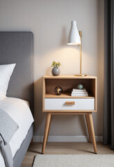 Nordic-Inspired Bedside Table