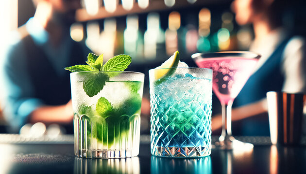 Close-Up Elegance: The Art of Cocktail Creation