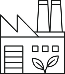 illustration of a house with a plant