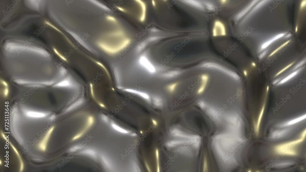 Poster abstract 3d background animation with glowing lights