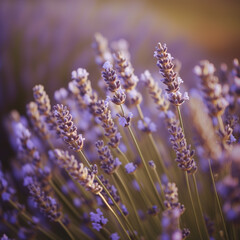 Fototapeta premium High-Quality Travel Photograph Featuring Lavender Bunch