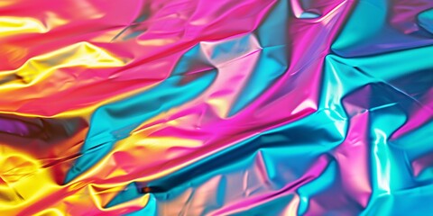 horizontal abstract pastel holographic texture design for pattern and background, panorama.