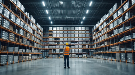 Employees working in warehouse.