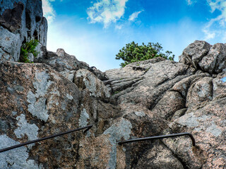 Metal Rungs on the Beehive Trail, Acadia National Park, Maine