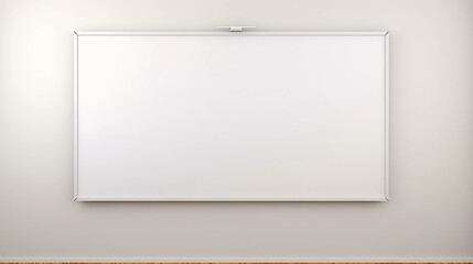 Mockup. Business Presentation: White Presentation Board