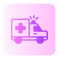 ambulance gradient icon