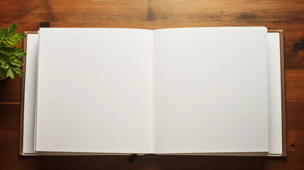 Mockup. Memory Keeping: White Album Page