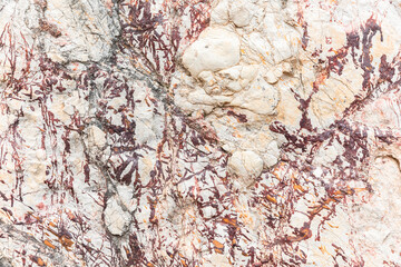 stone background with an abstract rust painting
