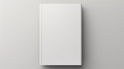 Mockup. White Product Template for Book Cover on Interesting Background