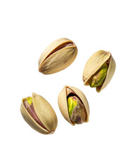 Obraz na płótnie Canvas pistachio nuts png isolated on white background