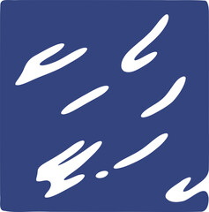 Frame shape flat illustration. Border silhouette design element