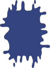 Frame shape flat illustration. Border silhouette design element