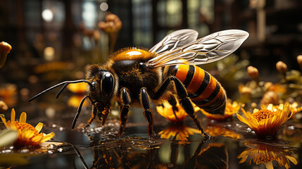 Buzzing Beauty: Exploring the Fascinating World of Insects in Nature's Tapestry, generative AI