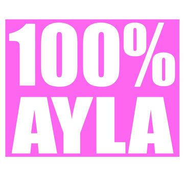 Ayla name 100 percent png