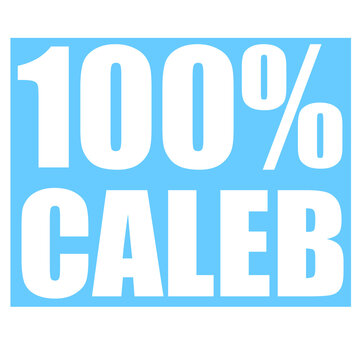 Caleb name 100 percent png