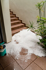 Granizo em Itaú de Minas, MG