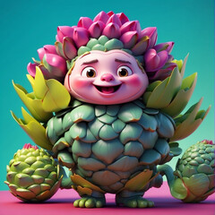 Fototapeta premium Happy fruits