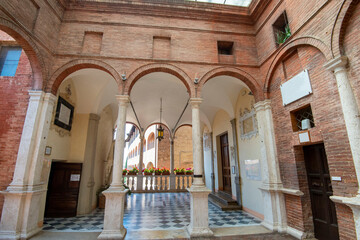 Fototapeta na wymiar The Shrine of the House of Saint Catherine - Siena - Italy