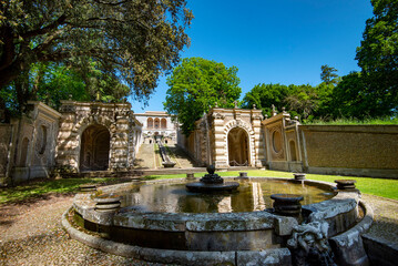 Fototapeta na wymiar Garden of Farnese - Caprarola - Italy
