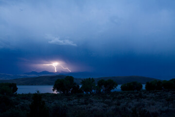 Topaz Lake Lightning