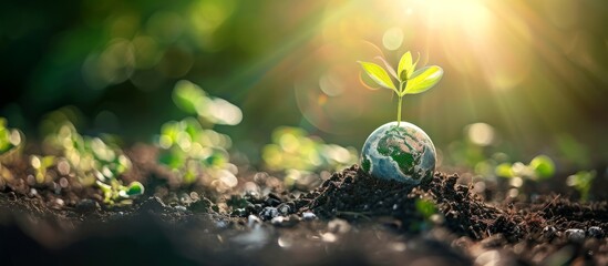 Sustainable environment is promoted through community service, volunteering, and gardening projects for global care and green ecology.