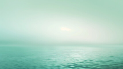 Obraz premium Soft green gradient, smooth transition for a simple and calming background