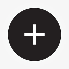 Fototapeta premium cross icon on internet button