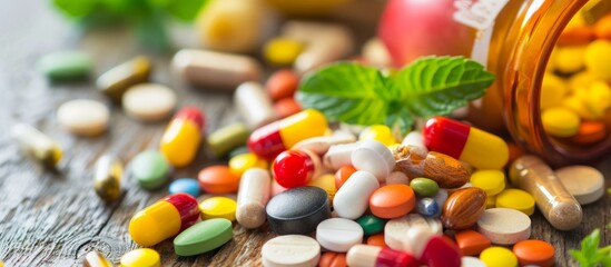 Schedule for medication: Timely consumption of vitamins