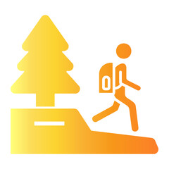hiking icon