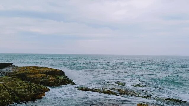 Waves in the sea of Rio das Ostras - Rio de Janeiro, Brazil