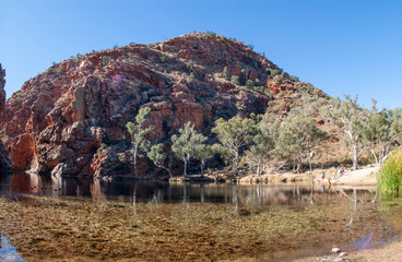 Ellery Creek big hole  gorge in the Northern Territory, Australia.