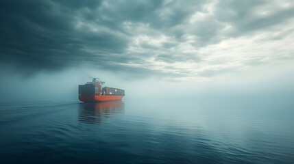 tanker in the sea,a,,trade, maritime carrier vessel, concept, courier, distribution, commerce, logistic transportation transport at sea cargo ship, shipping