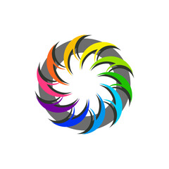 ABSTRACT CIRCLE LOGO