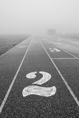 Track in Fog