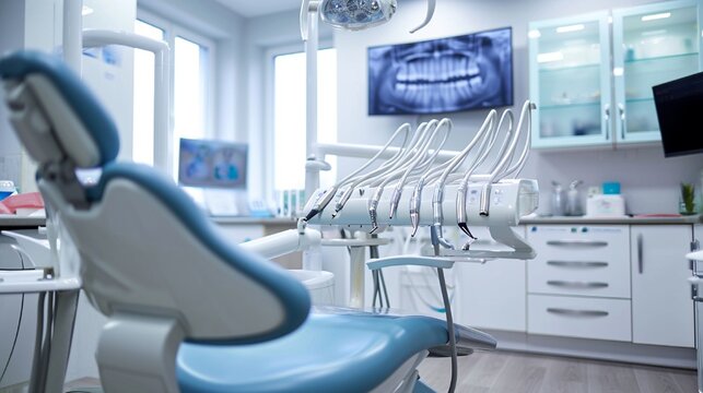 An image of a high-tech dental diagnostic machine in a contemporary dental office.