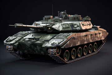 armoured infantry fighting vehicle 3D rendering