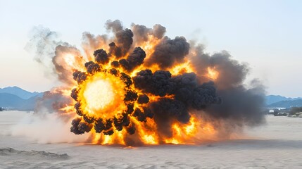 爆発の写真
