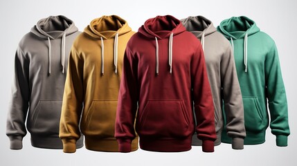 Plain hoodie isolated , for advertisement and design mockup 