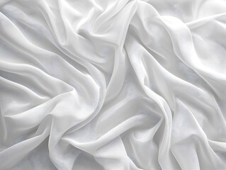 Obraz premium white silk fabric for background