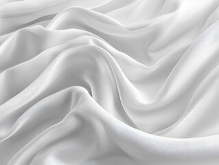 Obraz premium white silk fabric for background