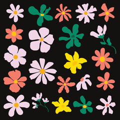 seamless pattern with flowers