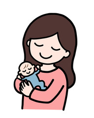 お母さんと赤ちゃん