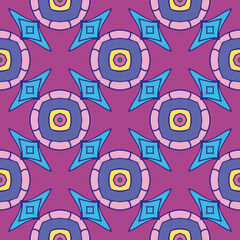 pattern abstract flower batik pillow mat yoga