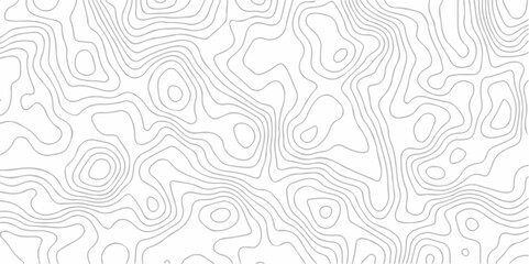 Abstract topographic contours map background. Modern design with White topographic wavy pattern. Geographic mountain relief. Black line paper curve topographic design