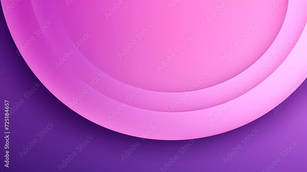 Poster purple gradient background. smooth color combination of abstract circle paper cut. generative ai