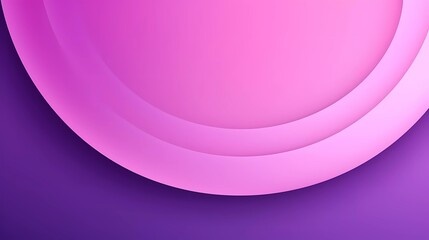 Purple gradient background. Smooth color combination of abstract circle paper cut. generative ai