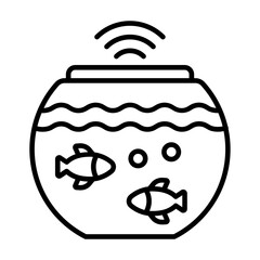 Smart Fish Tank Icon
